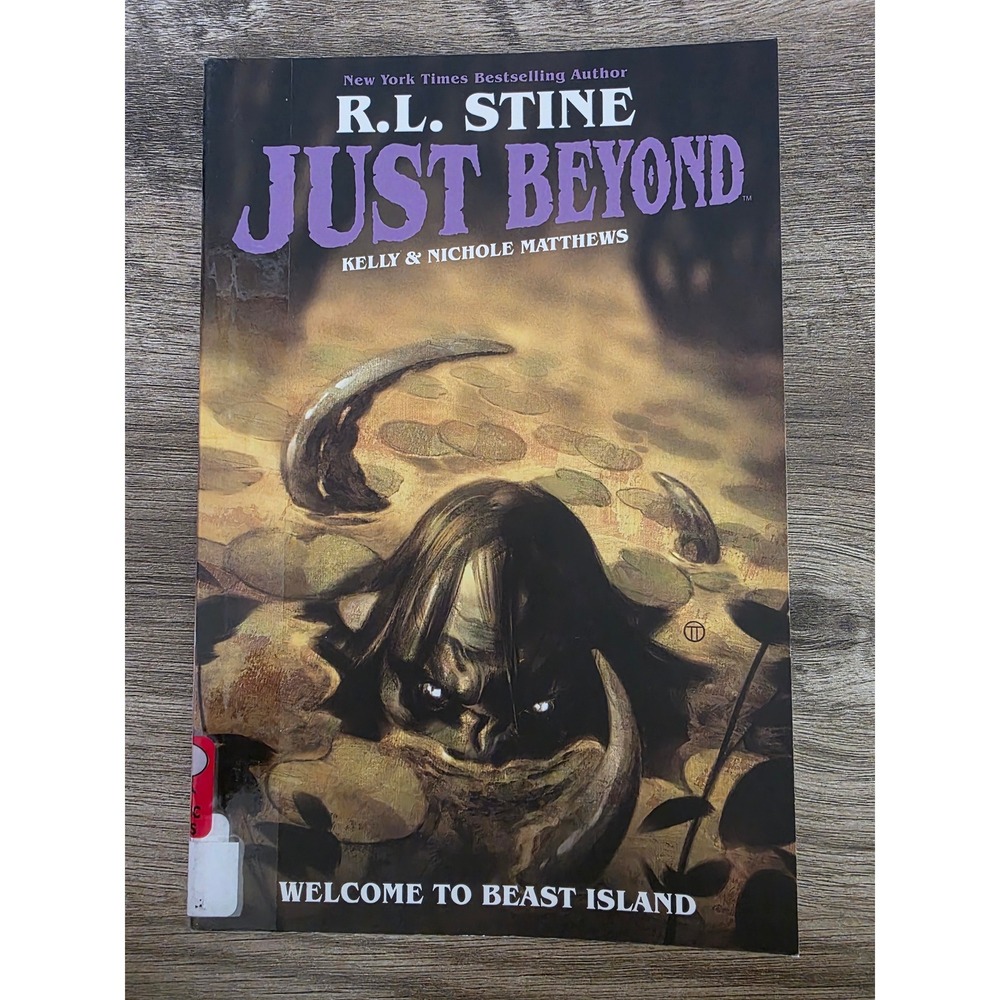 R.L. Stine Just Beyond Welcome to Beast Island Graphic Novel Paperback Kaboom